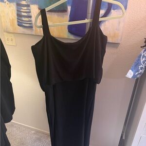 Chico's Elegant Black Cold Shoulder Dress